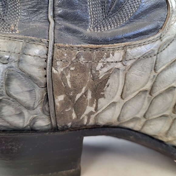 Justin Pre Ban Ant Eater Western Cowboy Boots Men's Size 8.5 D - Picture 12 of 16